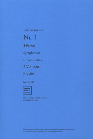 Charles Dancla - Nr. 1 aus "3 Petites Symphonies Concertantes" op. 109