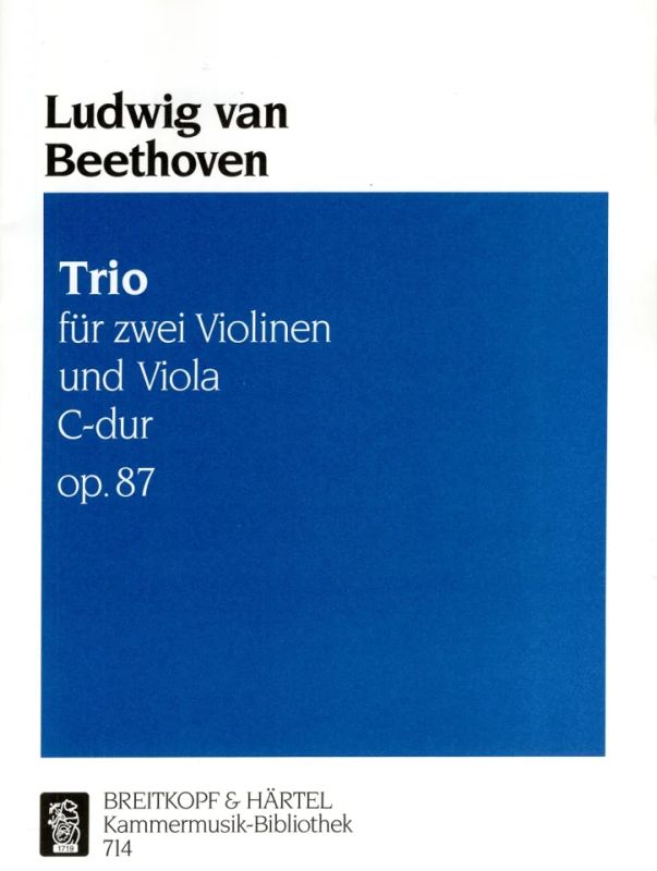 Ludwig van Beethoven: Trio C-dur op. 87