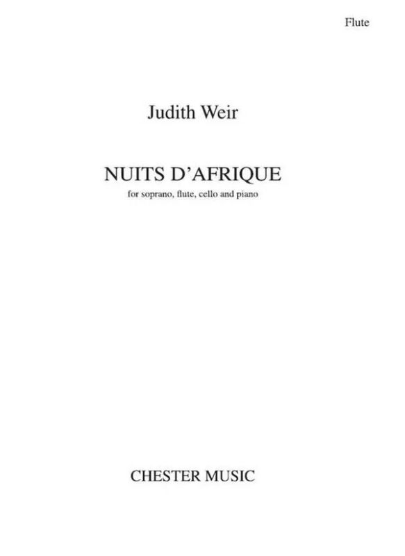 Judith Weir - Nuits d'Afrique