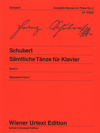 Franz Schubert - Sämtliche Tänze für Klavier – Band 2