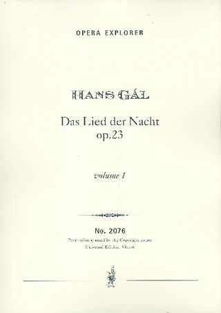 Hans Gál - Das Lied der Nacht op.23