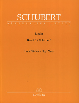 Franz Schubert: Lieder 5 (High Voice)