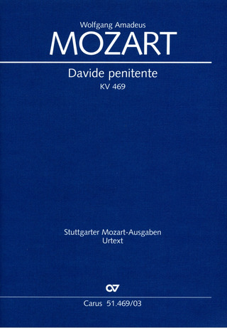 Wolfgang Amadeus Mozart - Davide penitente KV 469 (1785)