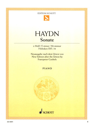 Joseph Haydn: Sonate  e-Moll Hob. XVI:34