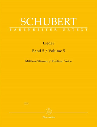 Franz Schubert - Lieder 5 – mittlere Stimme