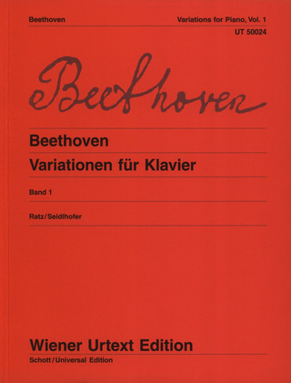 Ludwig van Beethoven: Variationen für Klavier 1