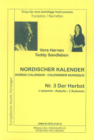 Sandleben Teddy + Horven Vera - Der Herbst 3 (Nordischer Kalender)