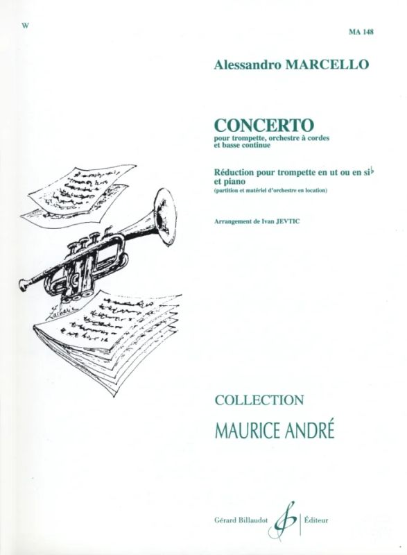 Alessandro Marcello - Concerto ré mineur pour trompette, orchestre à cordes et basso continuo