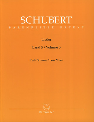 Franz Schubert - Lieder 5 (Low Voice)