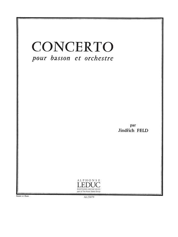 Jindřich Feld - Concerto -Basson Et Orchestre