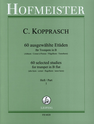 Georg Kopprasch - 60 ausgewählte Etüden 1