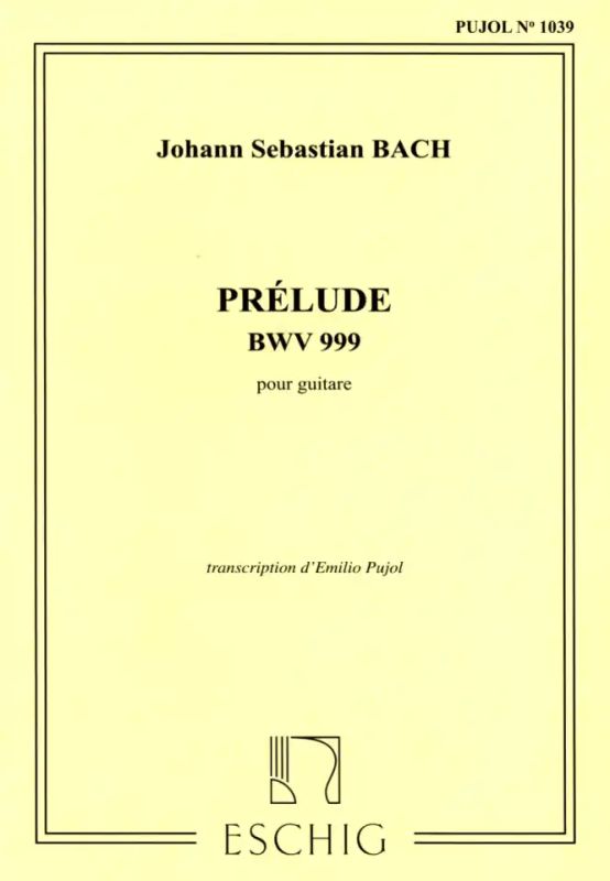 Johann Sebastian Bach - Prelude Bwv 999