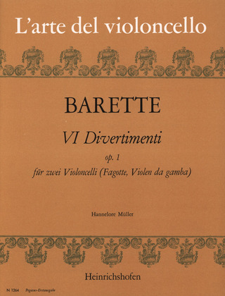 A. Barette - 6 Divertimenti op. 1