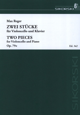 Max Reger - 2 Stücke für Violoncello und Klavier op. 79 e