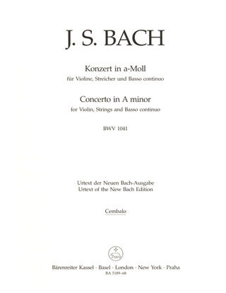 Johann Sebastian Bach - Concerto in A minor BWV 1041