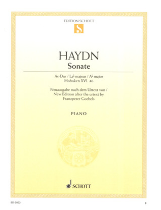 Joseph Haydn - Sonate  As-Dur Hob. XVI:46