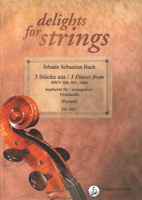 Johann Sebastian Bach - 3 Pieces from BWV 565, 903, 1004