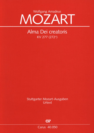 Wolfgang Amadeus Mozart - Alma Dei creatoris F-Dur KV 277 (272a) (1777)