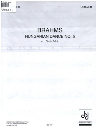 Johannes Brahms: Ungarischer Tanz Nr. 5