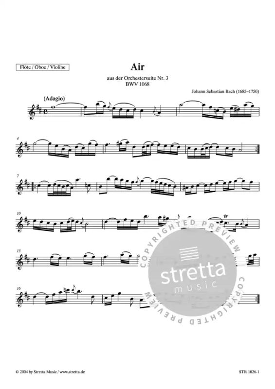 Johann Sebastian Bach: Air (1)
