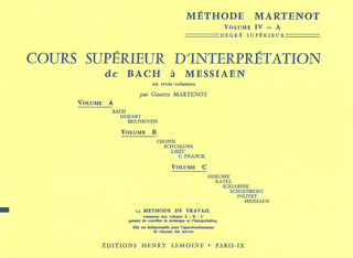 Bach methode martenot degre superieur cours superieur d'interpretation de bach a 