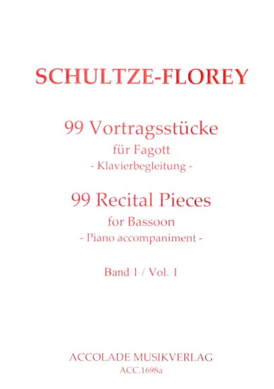 Andreas Schultze-Florey - 99 Vortragsstücke 1