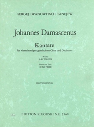 Sergei Iwanowitsch Tanejew - Johannes Damascenus op. 1