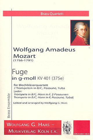 Wolfgang Amadeus Mozart - Fuge G-Moll Kv 401 (375e)