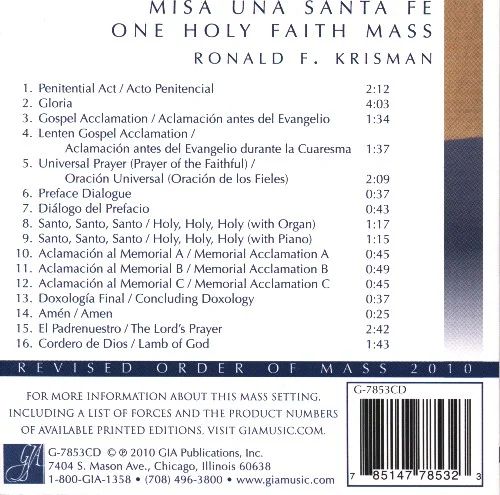 Ronald Krisman - One Holy Faith Mass