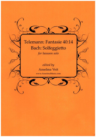 Fanasie TWV40:14 (Telemann) und Solfeggietto (Bach) für Fagott solo