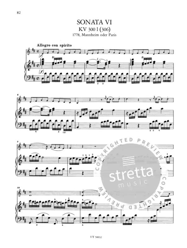 Wolfgang Amadeus Mozart - Sonaten für Klavier und Violine – Band 1 (5)