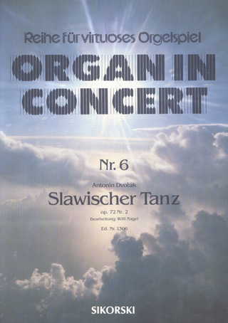 Antonín Dvořák - Slawischer Tanz für elektronische Orgel op. 72/2