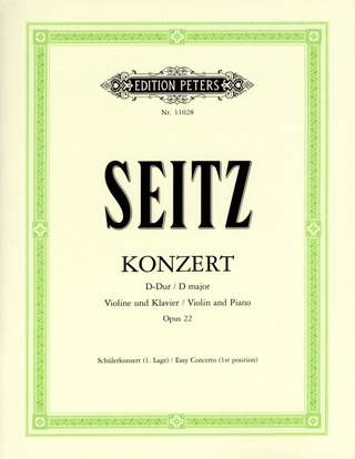 Friedrich Seitz: Konzert D-Dur op. 22