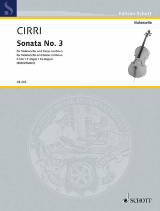 Giovanni Battista Cirri - Sonata No. 3 F major