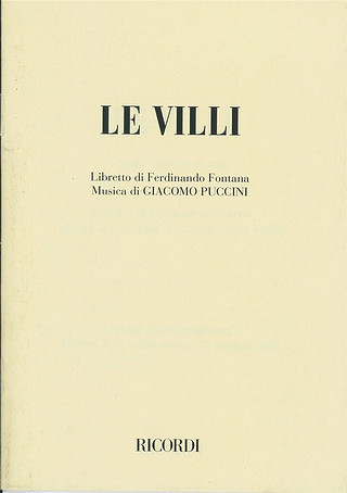 Giacomo Puccini - Le Villi