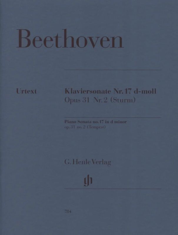 L. van Beethoven - Piano Sonata no. 17 d minor op. 31/2