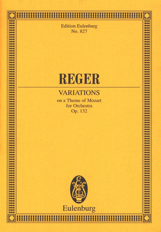 Max Reger - Variationen und Fuge op. 132