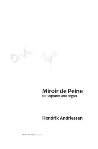 Hendrik Andriessen - Miroir de Peine
