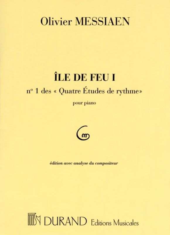 Olivier Messiaen - Quatre Etudes De Rythmen1: Ile De Feu Ipour Piano (0)