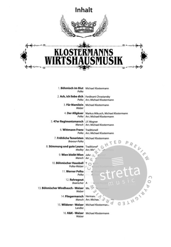 Michael Klostermann: Klostermanns Wirtshausmusik (2)