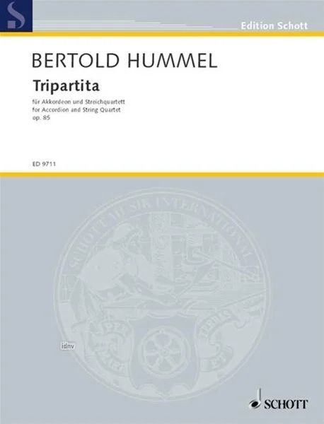 Bertold Hummel - Tripartita op. 85 (1985/1986)