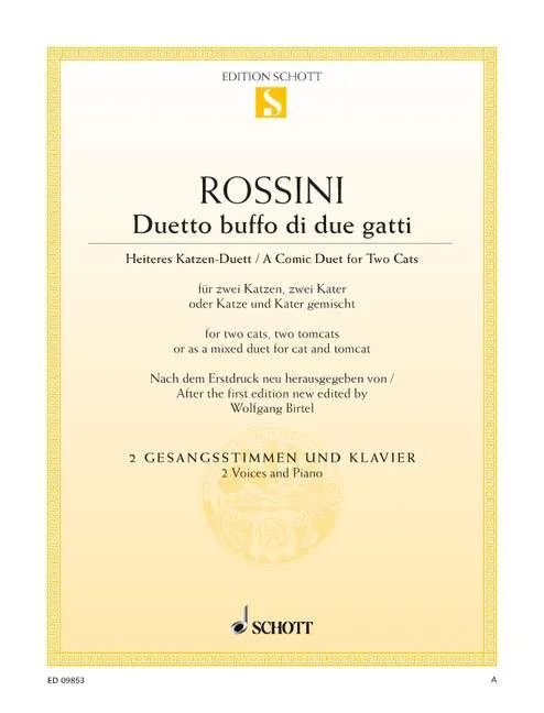 Gioachino Rossini - Duetto buffo di due gatti