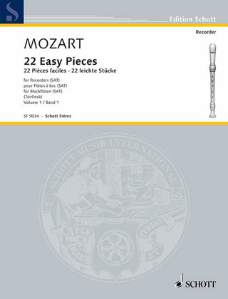 Wolfgang Amadeus Mozart - 22 Pieces