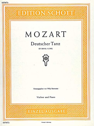 Wolfgang Amadeus Mozart - German Dance D major