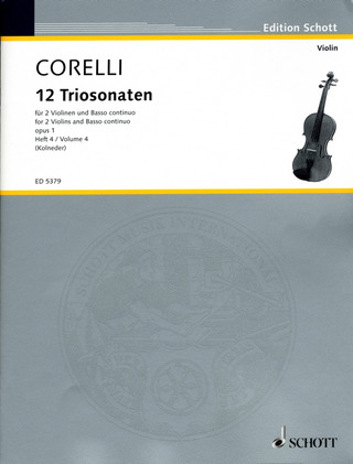 Arcangelo Corelli - 12 Triosonaten 4 op. 1