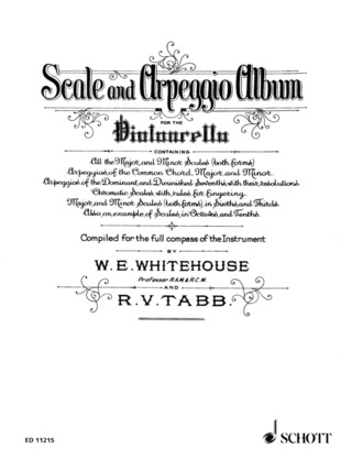 Whitehouse Tabb - Scale and Arpeggio Album