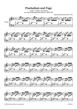 Johann Sebastian Bach - Praeludium und Fuge C-Dur