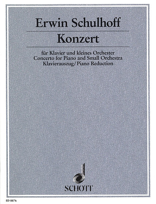 Erwin Schulhoff - Konzert op. 43 (1923)