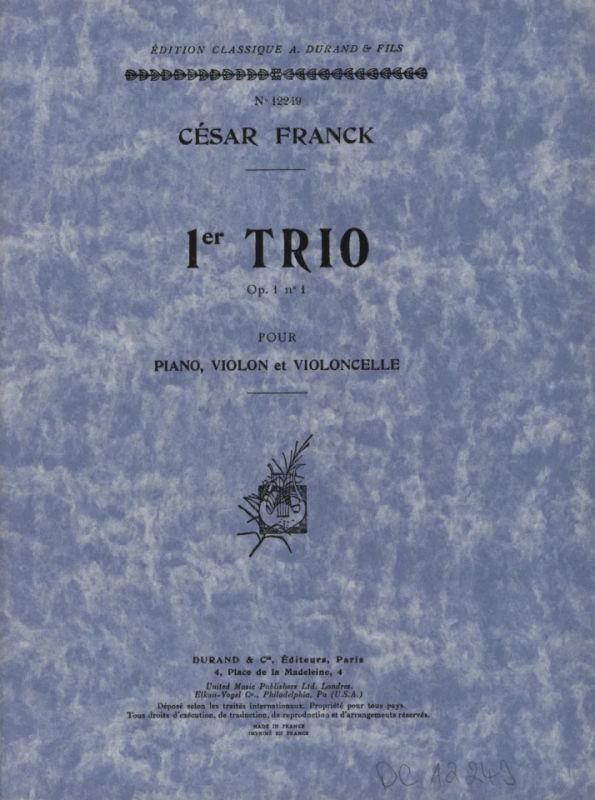 César Franck - Trio N 1