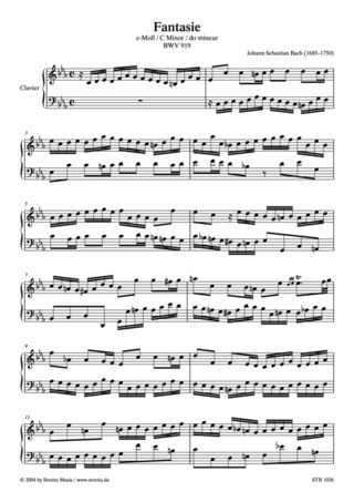 Johann Sebastian Bach - Fantasie c-Moll